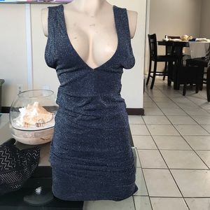 Shimmery blue dress